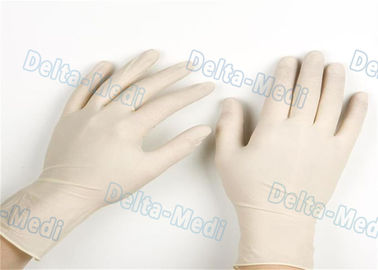 Ανθεκτικά μίας χρήσης χειρουργικά γάντια, άσπρα γάντια εξέτασης λατέξ χρώματος