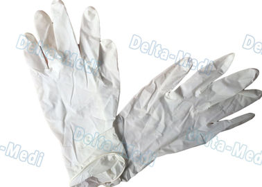 Ανθεκτικά μίας χρήσης χειρουργικά γάντια, άσπρα γάντια εξέτασης λατέξ χρώματος