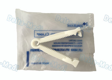 Άσπρη 5.0cm υψηλή αποδοτική μίας χρήσης ομαλή επιφάνεια σφιγκτηρών καλωδιακού σκοινιού στην τσάντα PE