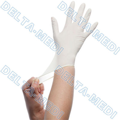 Αποστειρωμένα κονιοποιημένα χειρουργικά ιατρικά γάντια λατέξ για το δωμάτιο λειτουργίας