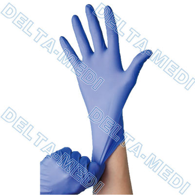 Διακοσμημένα με χάντρες γάντια χεριών μανσετών μίας χρήσης για το βιομηχανικό χρηματοκιβώτιο υγειονομικής περίθαλψης