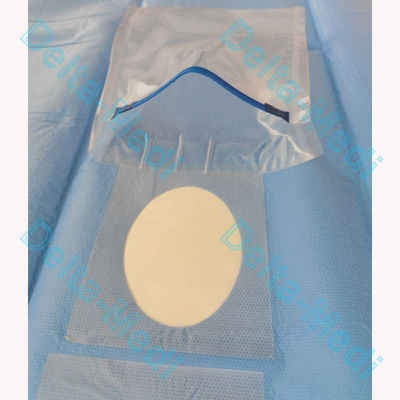 Πολλαπλάσιο στρώμα αποστειρωμένο χειρουργικό Drapes οφθαλμολογίας με τη σακούλα