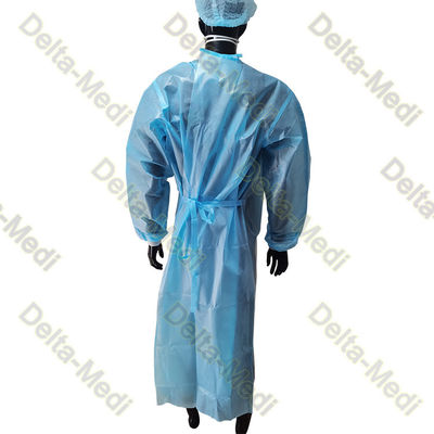 Ντυμένη PP PE πλεκτή περιλαίμιο μανσέτα 2 Velcro εσθήτων ταινιών μίας χρήσης χειρουργική ζώνες
