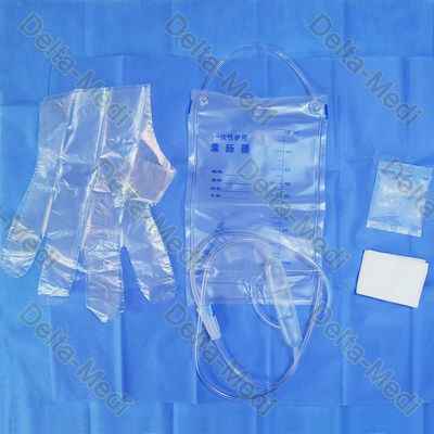 Αποστειρωμένη ιατρική μίας χρήσης χειρουργική εξάρτηση τσαντών πλύσης PVC Enema εξαρτήσεων