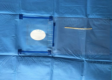 Μάτι/οφθαλμικό μίας χρήσης αποστειρωμένο χειρουργικό Drapes με την ταινία τομών με την υγρή σακούλα συλλογής