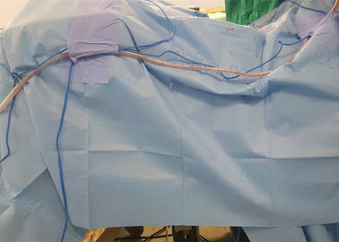 Χειρουργική επέμβαση μίας χρήσης χειρουργικό Drapes σπονδυλικών στηλών με την υγρές σακούλα συλλογής και την ταινία Insice