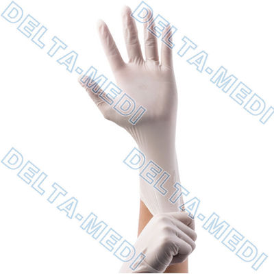 Άσπρα αμφιδέξια χειρουργικά γάντια λατέξ για Homecie