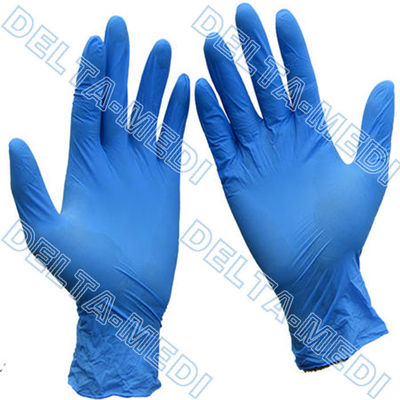 Διακοσμημένα με χάντρες γάντια χεριών μανσετών μίας χρήσης για το βιομηχανικό χρηματοκιβώτιο υγειονομικής περίθαλψης