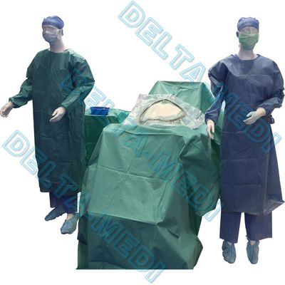 Απορροφητικό ενισχυμένο 40g - χειρουργικό πακέτο γ-τμημάτων 60g SP/SMS/SMMS/SMMMS για το τμήμα Caesarean με την τσάντα συλλογής